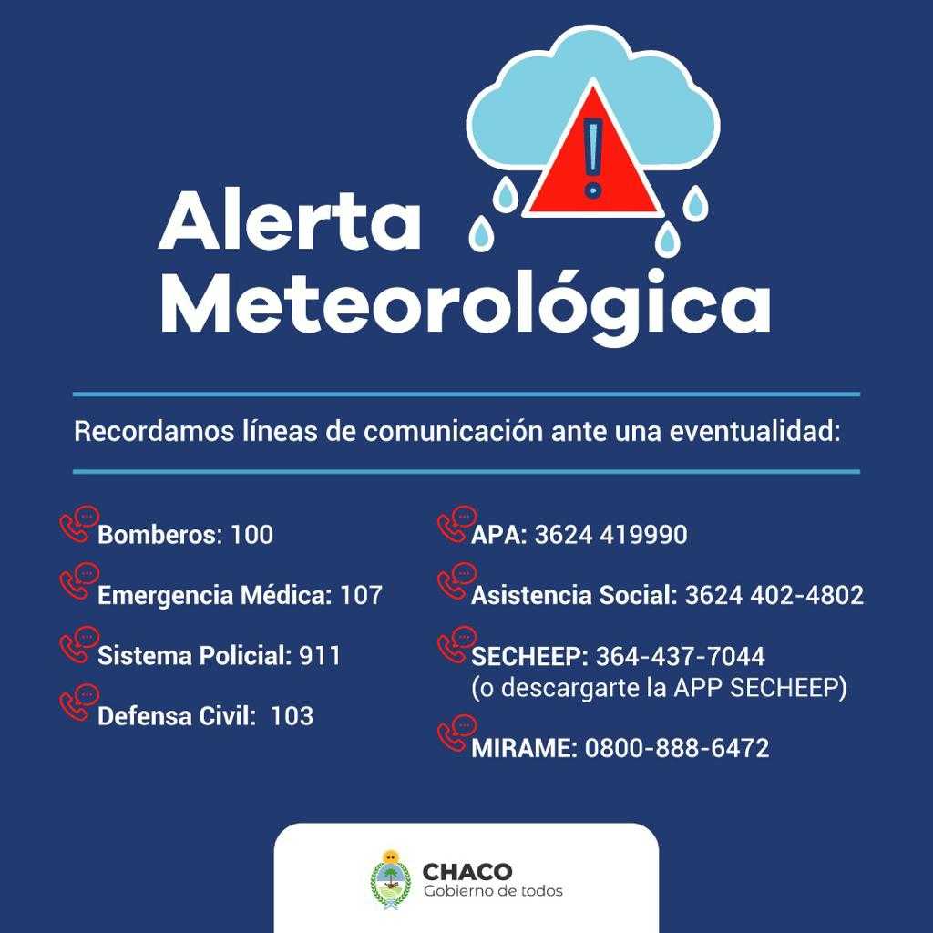 Alerta meteorol gica conoc las l neas de comunicaci n y