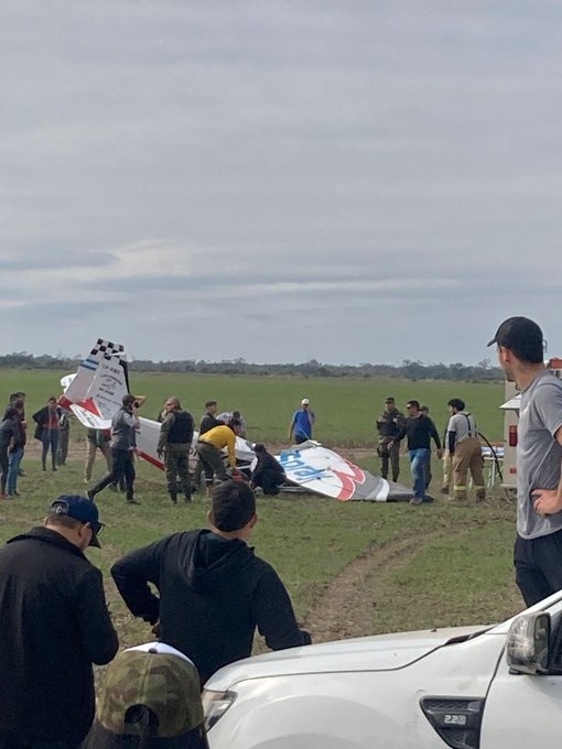 VIDEO cay una avioneta en el predio de la exposici n Agronea