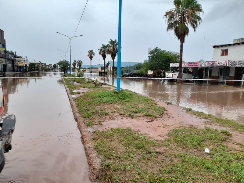 Castelli fue la localidad m s afectada por la lluvia con 180