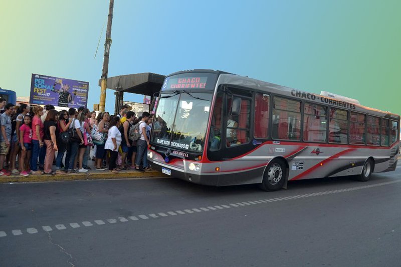 Sigue el paro de choferes de colectivos Chaco Corrientes Diario