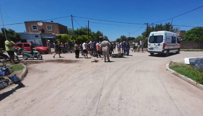 La Clotilde tr gico choque entre una moto y un cami n termin con