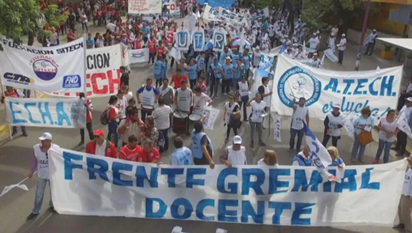 Ma ana comienzan las clases con un paro de 48 horas del Frente