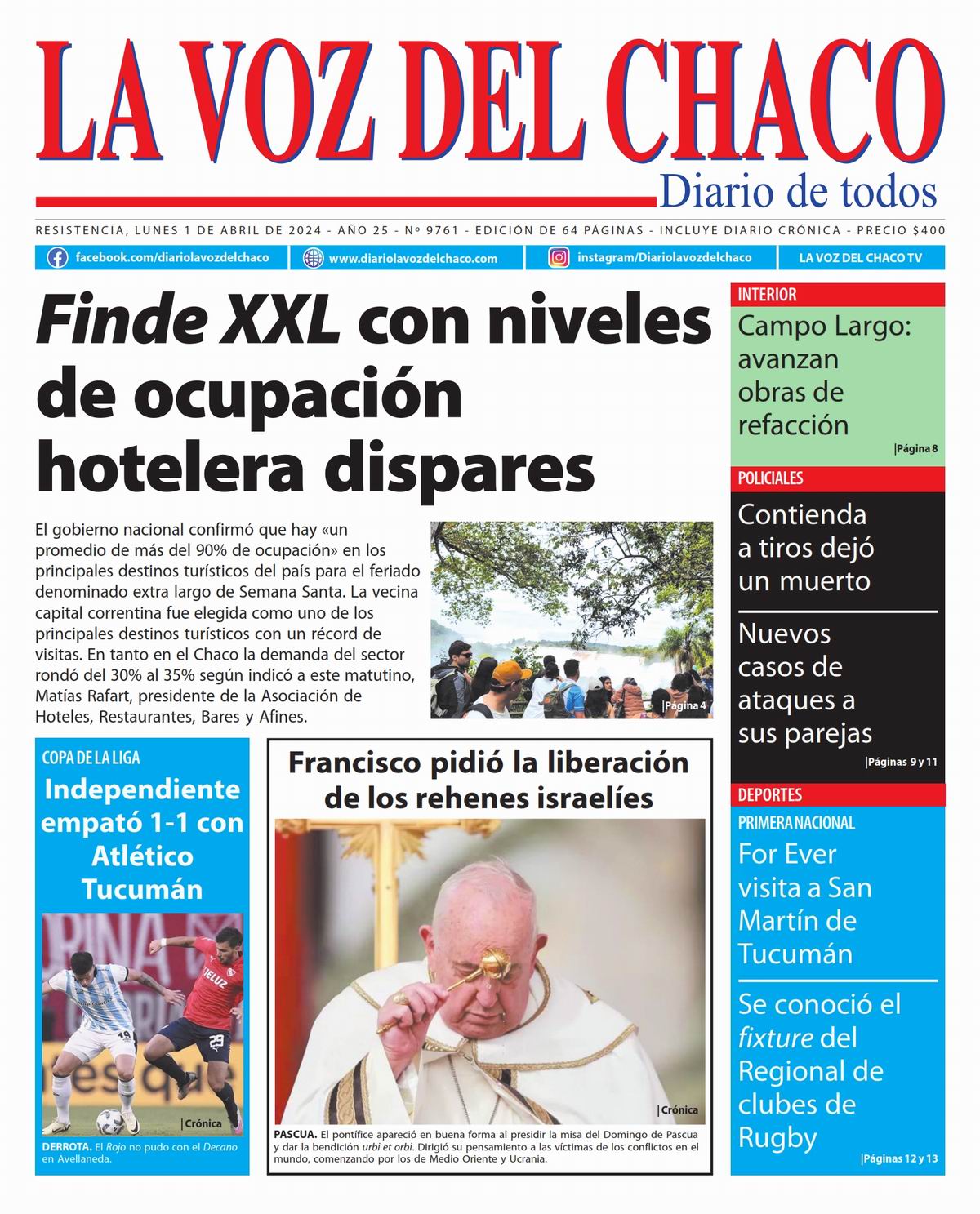 Diario Digital Diario La Voz del Chaco